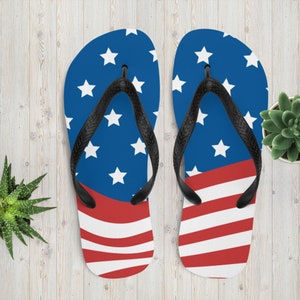 4 of July Flip-Flops, Independence day, Labor day
