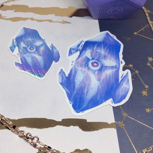 Encased Void Crystal Ghost Weatherproof Sticker Decal