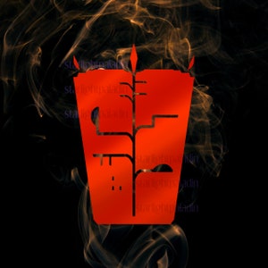 A Disciples Domain Red Holo Variety Decal