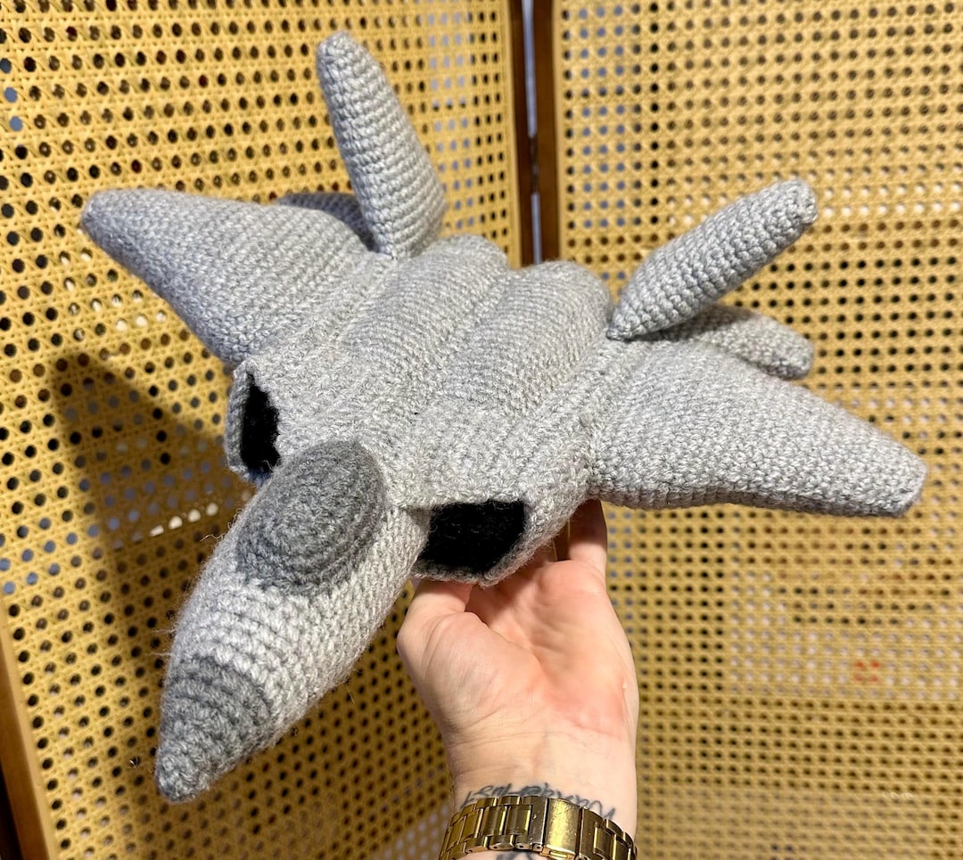 F 22 Raptor Pattern F-22 Raptor Crochet Pattern - Etsy