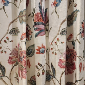Hearst Berry Curtains Drapery Floral Pattern  /Made in USA, NO tariffs