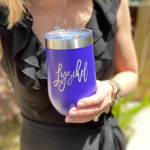 Personalized Wine Tumbler, Coffee Mug or Tumbler with Name-Perfect Party Favor