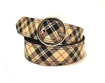 burberry belt silver
