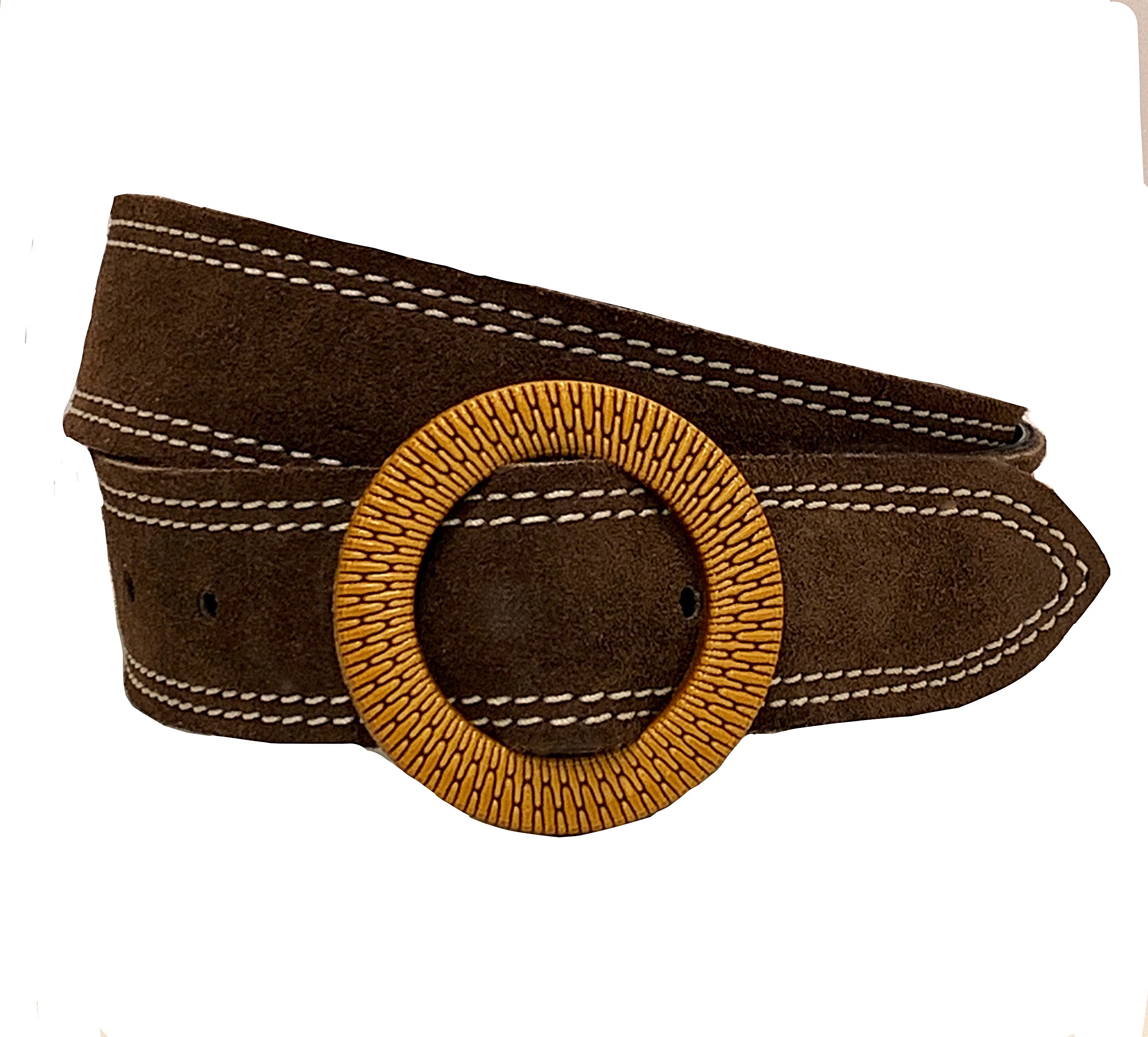 Chocolate brown belt - Etsy 日本