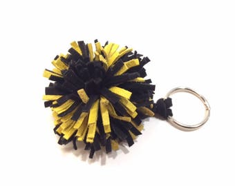 Pittsburgh Steelers Key Fob,Black and Yellow Key Fob,Iowa, Hawkeyes, Pittsburgh Penguins, Pittsburgh Pirates, Steelers, UMBC, FREE SHIPPING