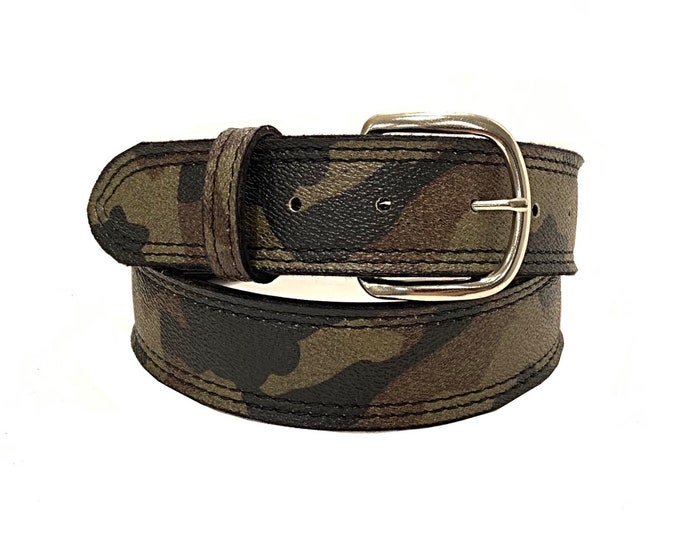 Camo Belt, Camouflage Belt, Green Camo Belt, Women's Belt, Men's Belt ...