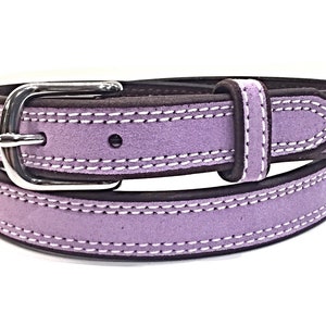 Lilac Suede Belt,Lilac Leather Belt,Lilac Belt,Purple Belt,Violet Belt,Womens Skinny Belt for Jeans Pants Shorts Dresses,Ships NEXT DAY FREE