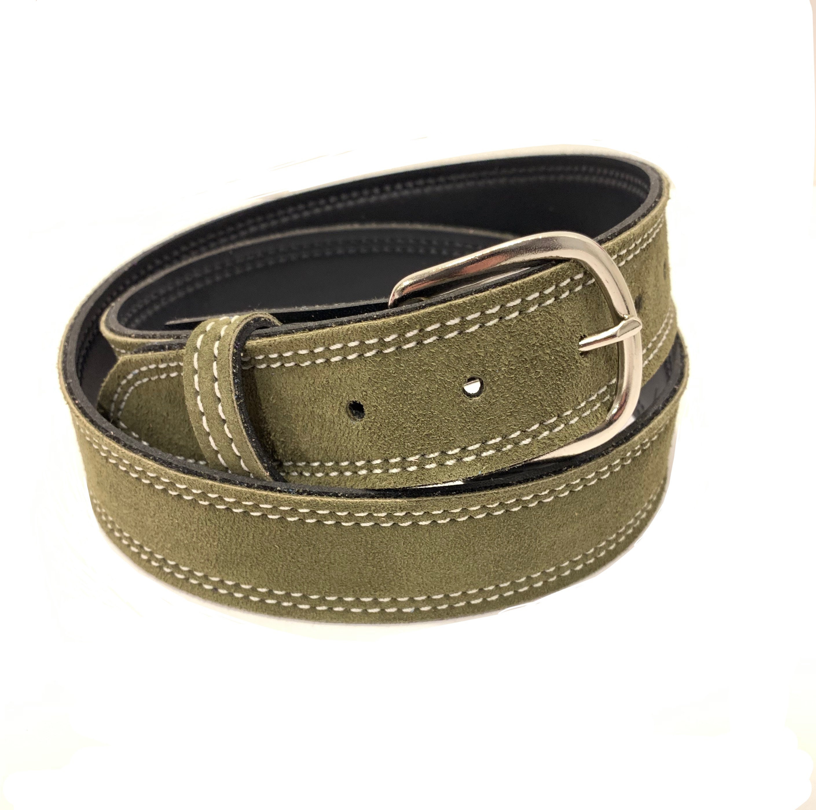 Army Green Belt Olive Belt Moss Belt Womens Belt Mens Etsy