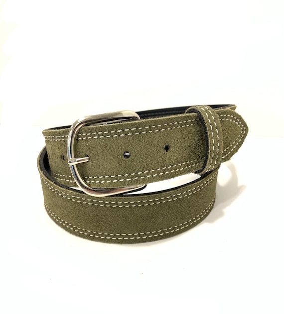 mens green belt