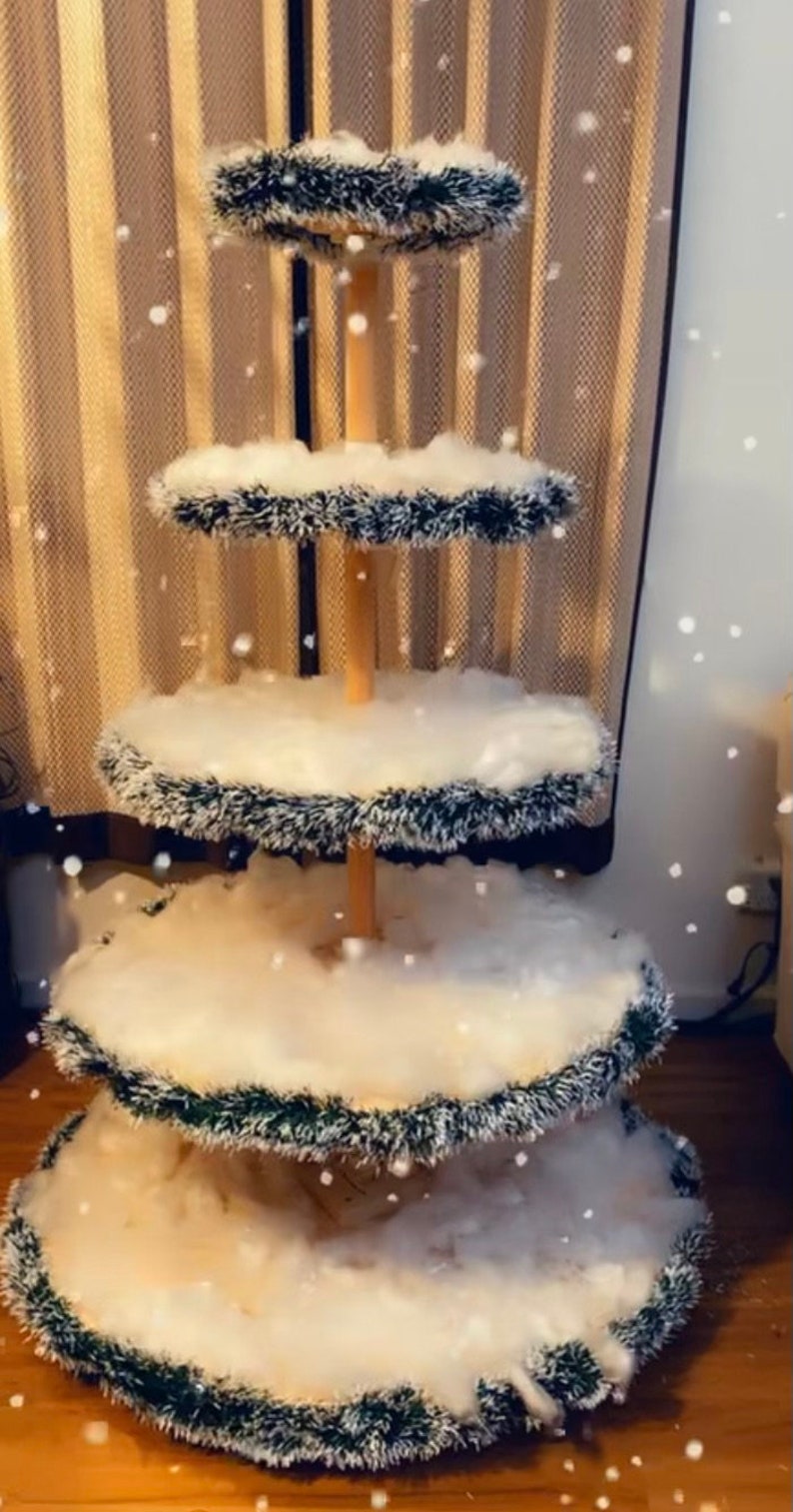 Christmas Tree Village Stand Etsy