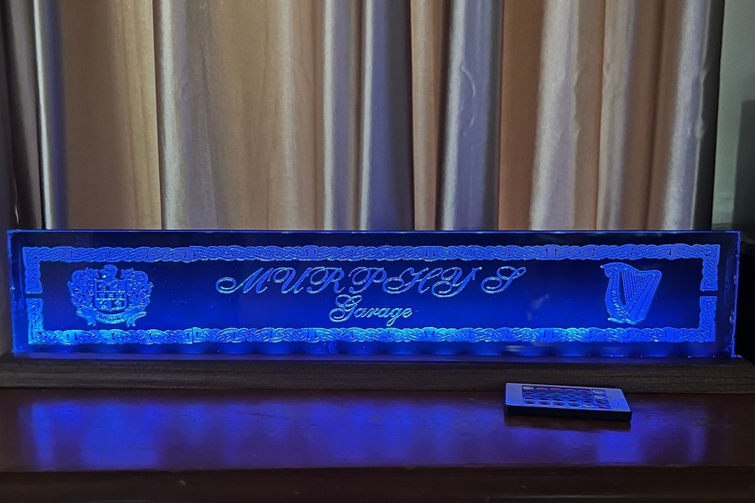 Custom Glass Sign - Etsy