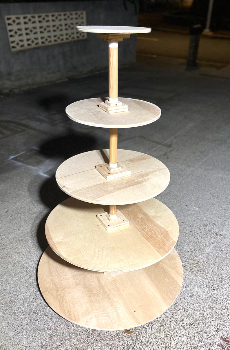 Christmas Tree Village Stand Etsy