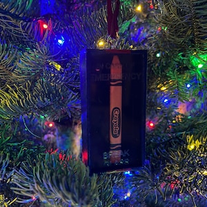 Christmas Ornament, USMC Crayon