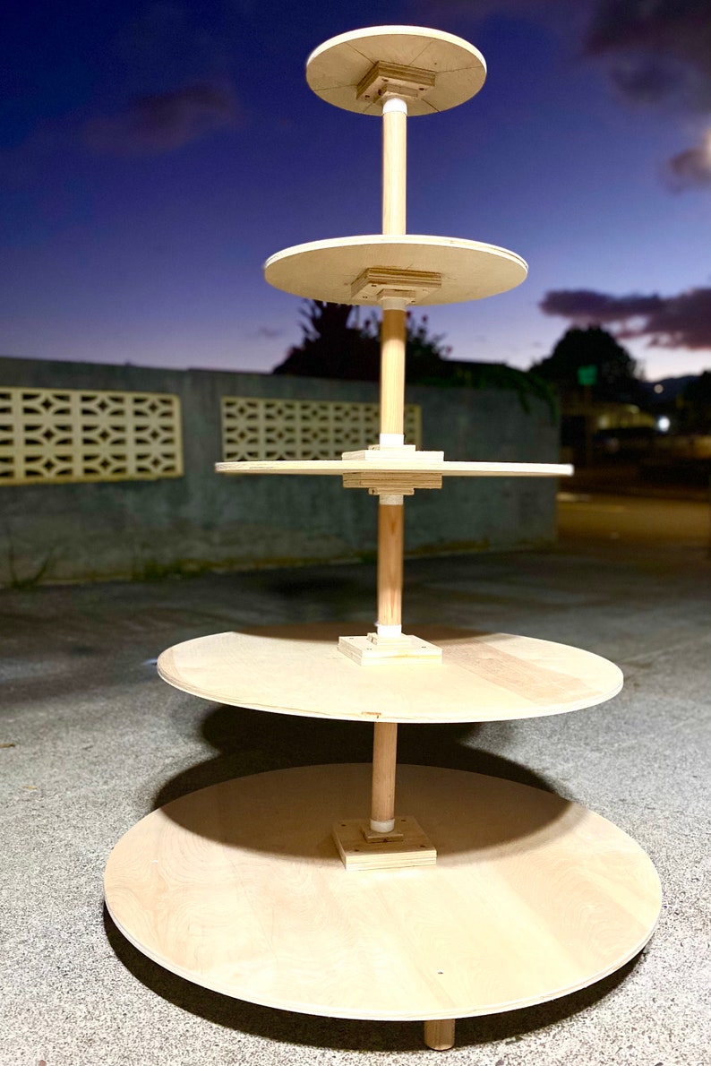 Christmas Tree Village Stand Etsy