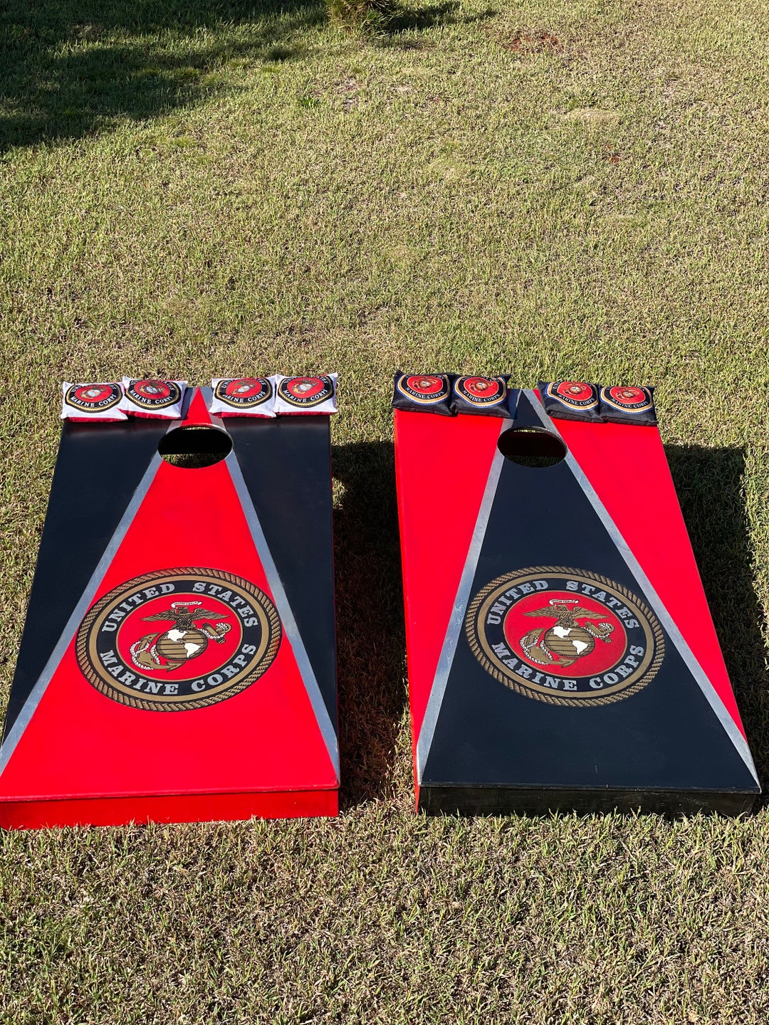 Corn Hole bean Bag Toss Boards Etsy