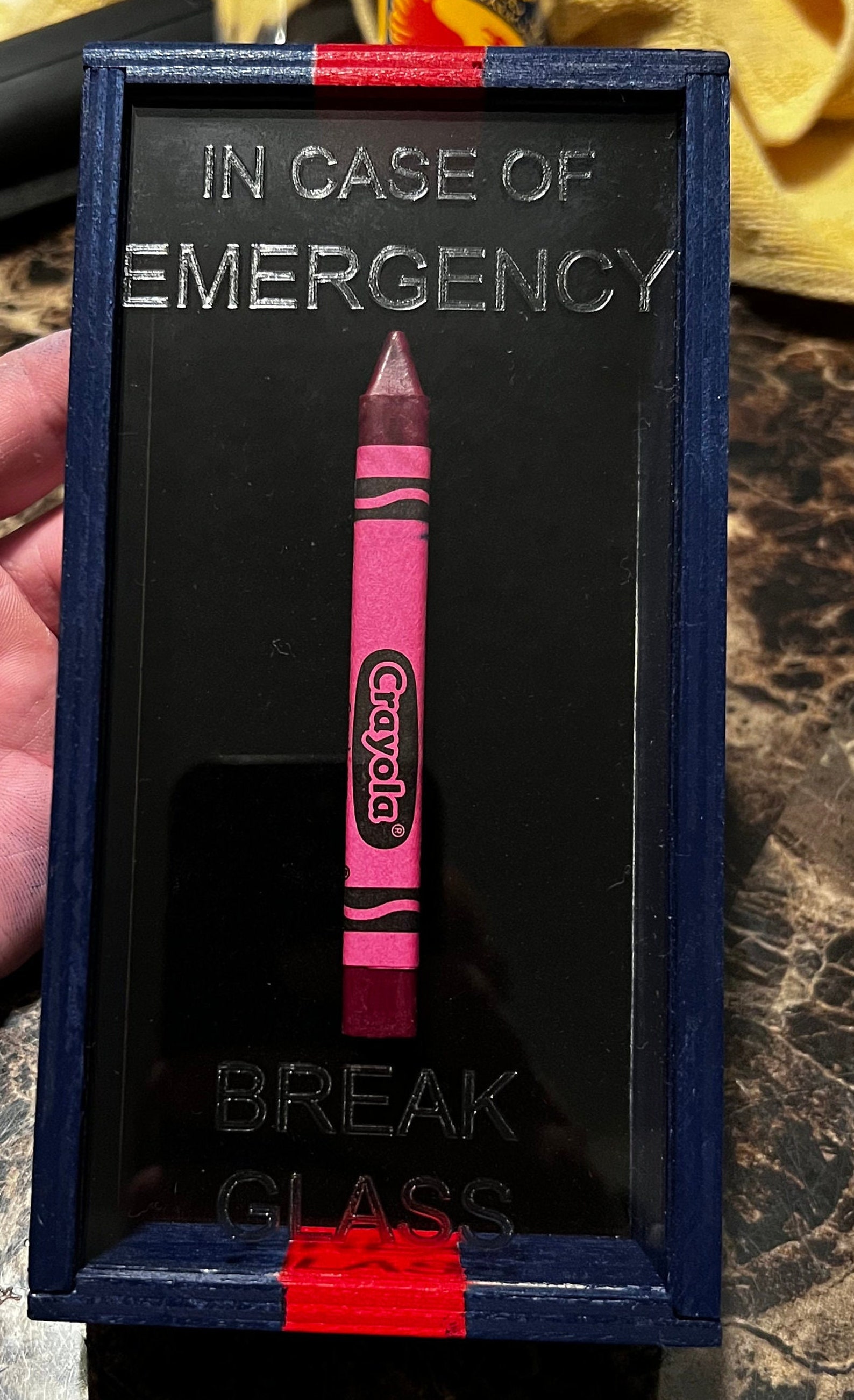 Marine Corps Emergency Crayon Display Etsy