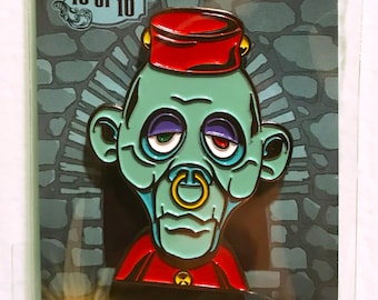 Zombie Bellhop: Mad About Monsters Collector Series- Soft Enamel Pin, Cool Pins, Halloween Pins, Custom Pin, Lapel Pin (10 of 10)