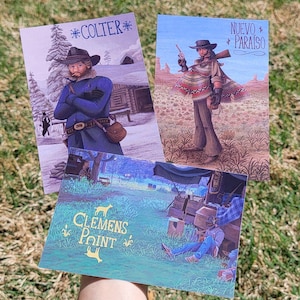 RDR2 - Postkarte Mini Kunstdruck(e) - 10x6