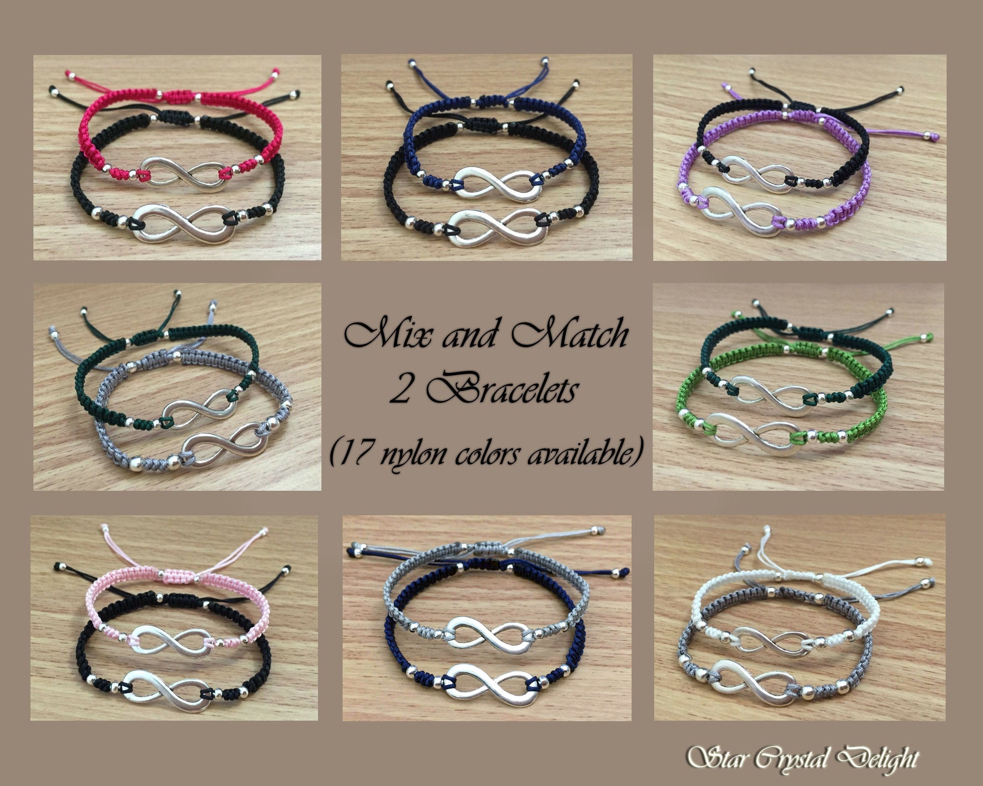 Braided Anklet, Friendship Anklet, Couples Anklet, Infinity Anklet, His