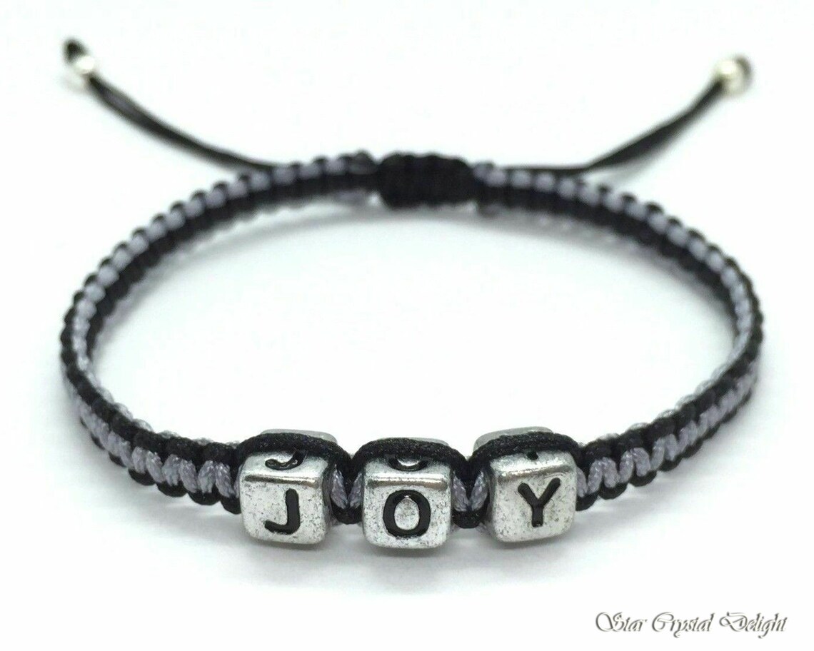 Custom Word Bracelet Create Your Own Bracelet Beaded Etsy