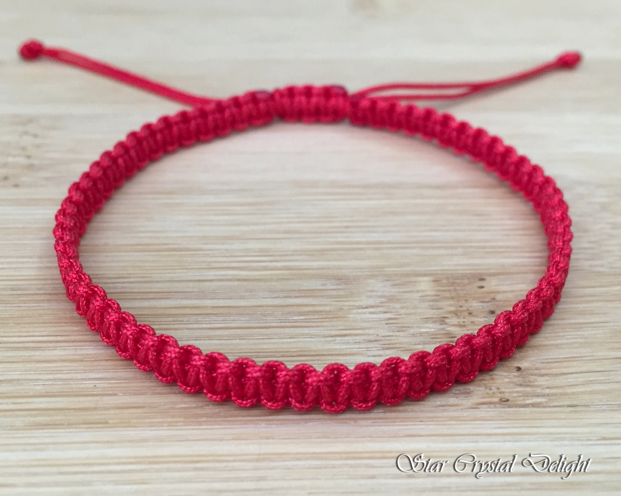 Women Men Solid Color Flat Braided Nylon Cord Bracelet Friendship Bracelet  Adjustable Macrame Bracelet Choose Your Custom Colors 