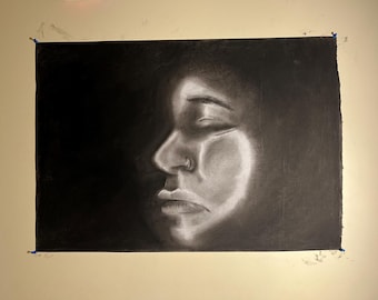 Retrato al carboncillo