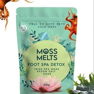 Irish Organic Sea Moss Foot Detox Soak