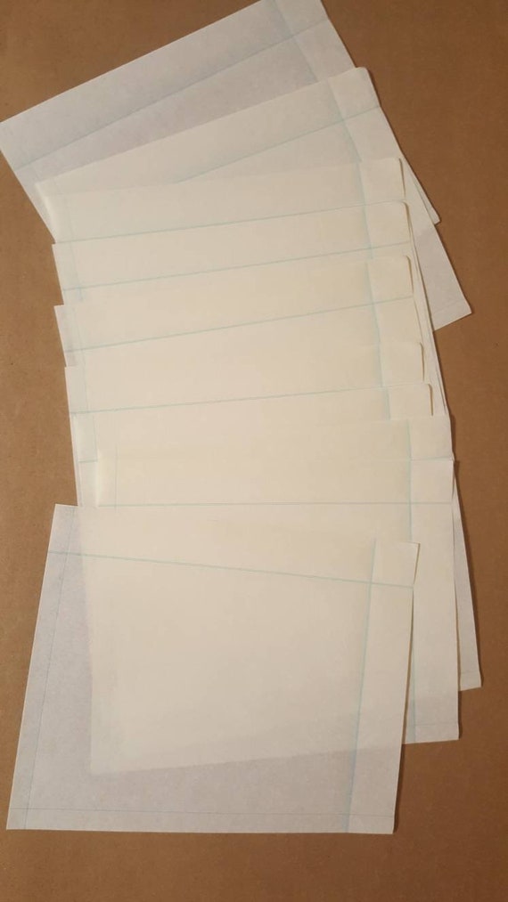 Vintage Thin Typewriter Paper, Office Paper for Junk Journal
