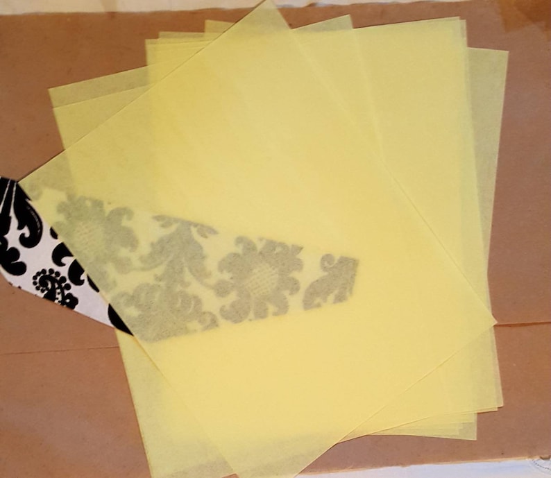 Onion skin paper yellow vintage thin paper stationery Etsy
