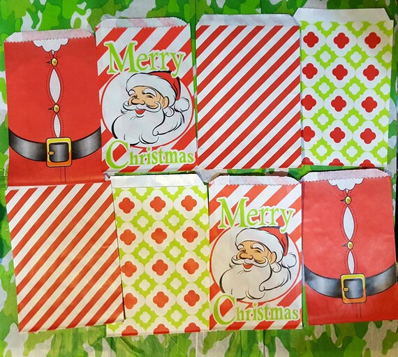 christmas paper sacks