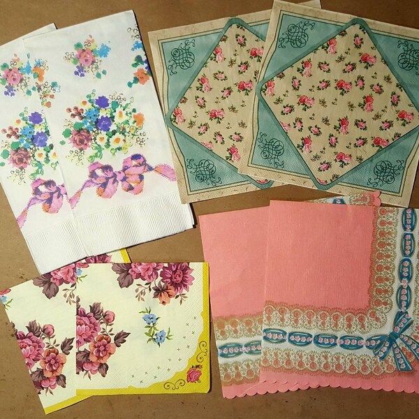 Beautiful Decoupage Napkins Etsy