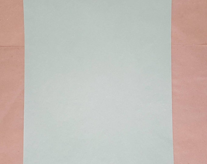 Onion Skin Paper, Green, Vintage, Thin Paper, Stationery, Translucent