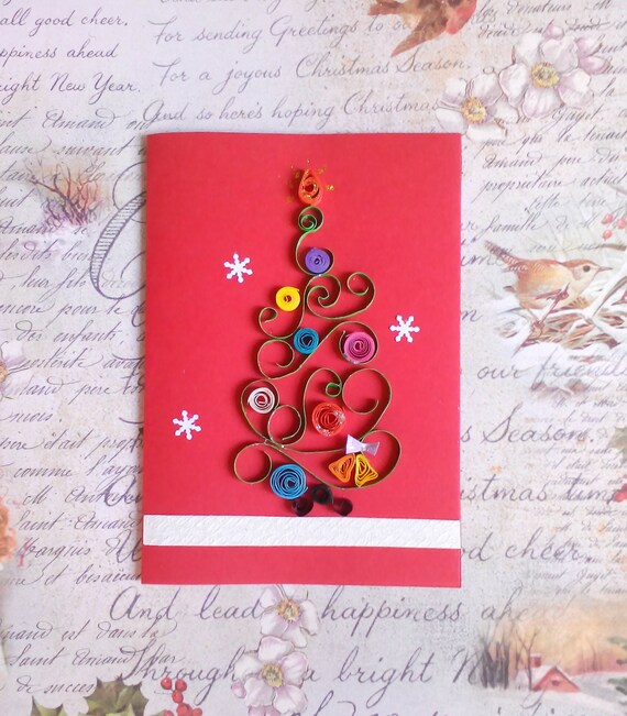 quilling christmas tree quilling christmas quilling etsy