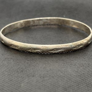 Vintage Mexican Silver Bangle 1960〜80年代 Mexico Silver Bangle - Etsy