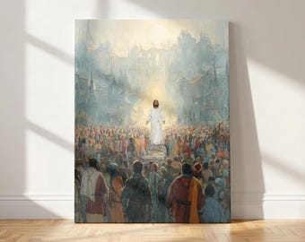 Jesus at the center of it All - Matte Canvas