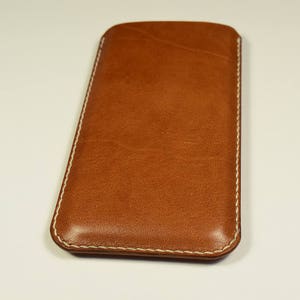 iPhone 11 Pro Kangaroo Cuir Manche avec une fente de carte, couverture en cuir iPhone, étui en cuir iPhone, manchon en cuir iPhone