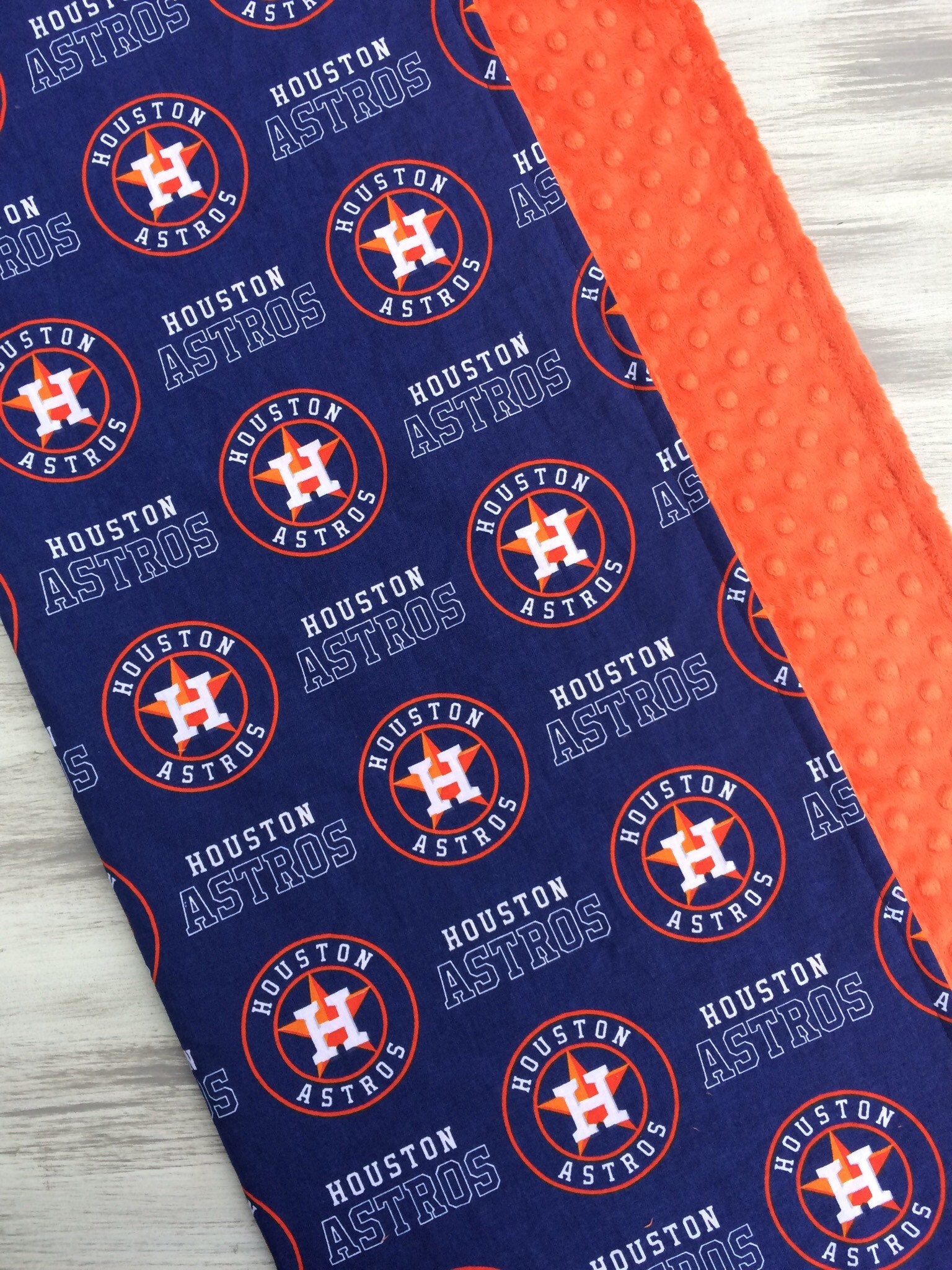 Houston Astros Baby Blanket Houston Astros Gifts Etsy