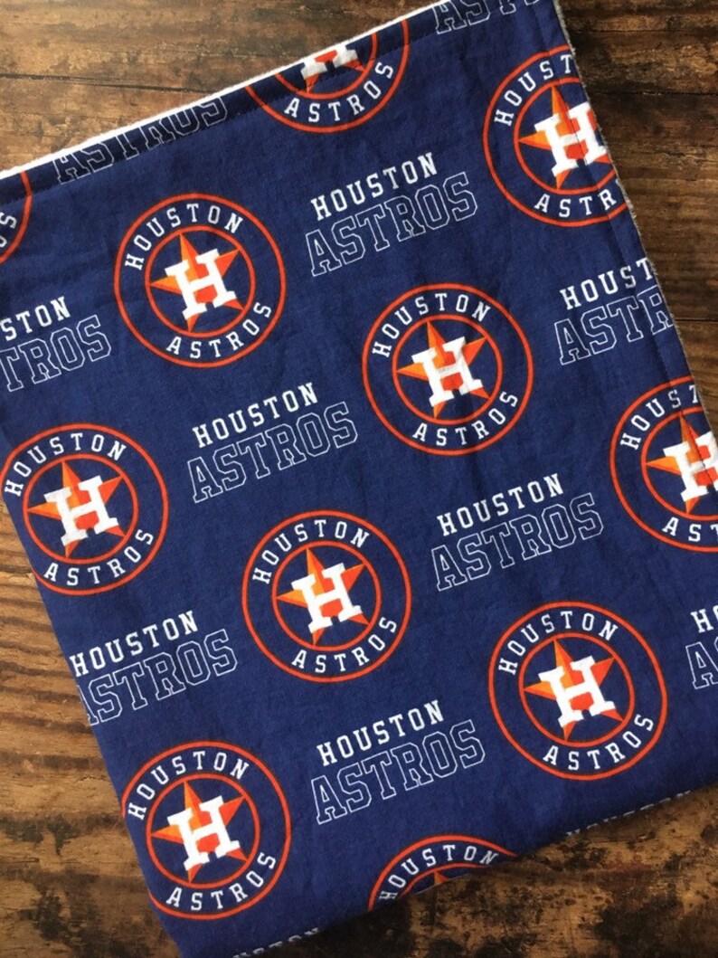 Houston Astros Baby Blanket / Houston Astros Gifts /Astros Etsy