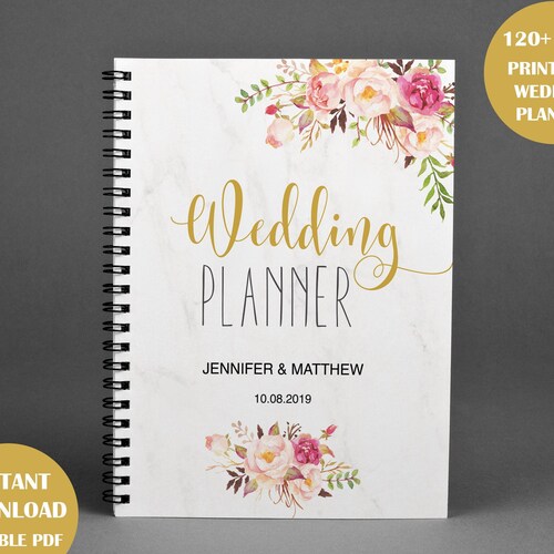 Wedding Planner Printable Wedding Planning Book Printable | Etsy