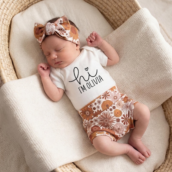 Baby Girl Coming Home Outfit Fall Autumn Gift for Baby Shower