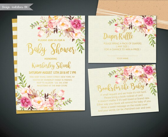 Baby Shower Invites Beige Baby Shower Invitation Pink Gold Etsy Baby Shower Invites Beige Baby Shower Invitation Pink Gold Etsy