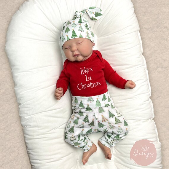 My First Christmas Baby Girl Coming Home Outfit, Baby Boy First - Main Image
