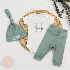 Newborn Boy Coming Home Outfit, Baby Boy Coming Home Outfit, Personalized With Name, Take Me Home Outfit For Boys