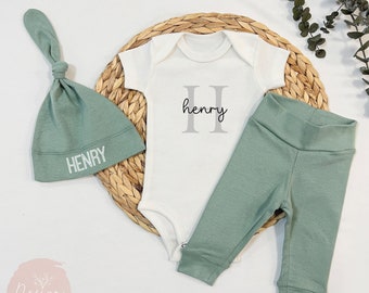 Newborn Boy Coming Home Outfit, Baby Boy Coming Home Outfit, Personalized With Name, Take Me Home Outfit For Boys