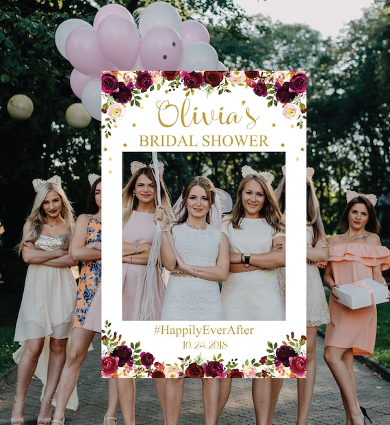 Bridal Shower Photo Booth Frame Prop Image 0