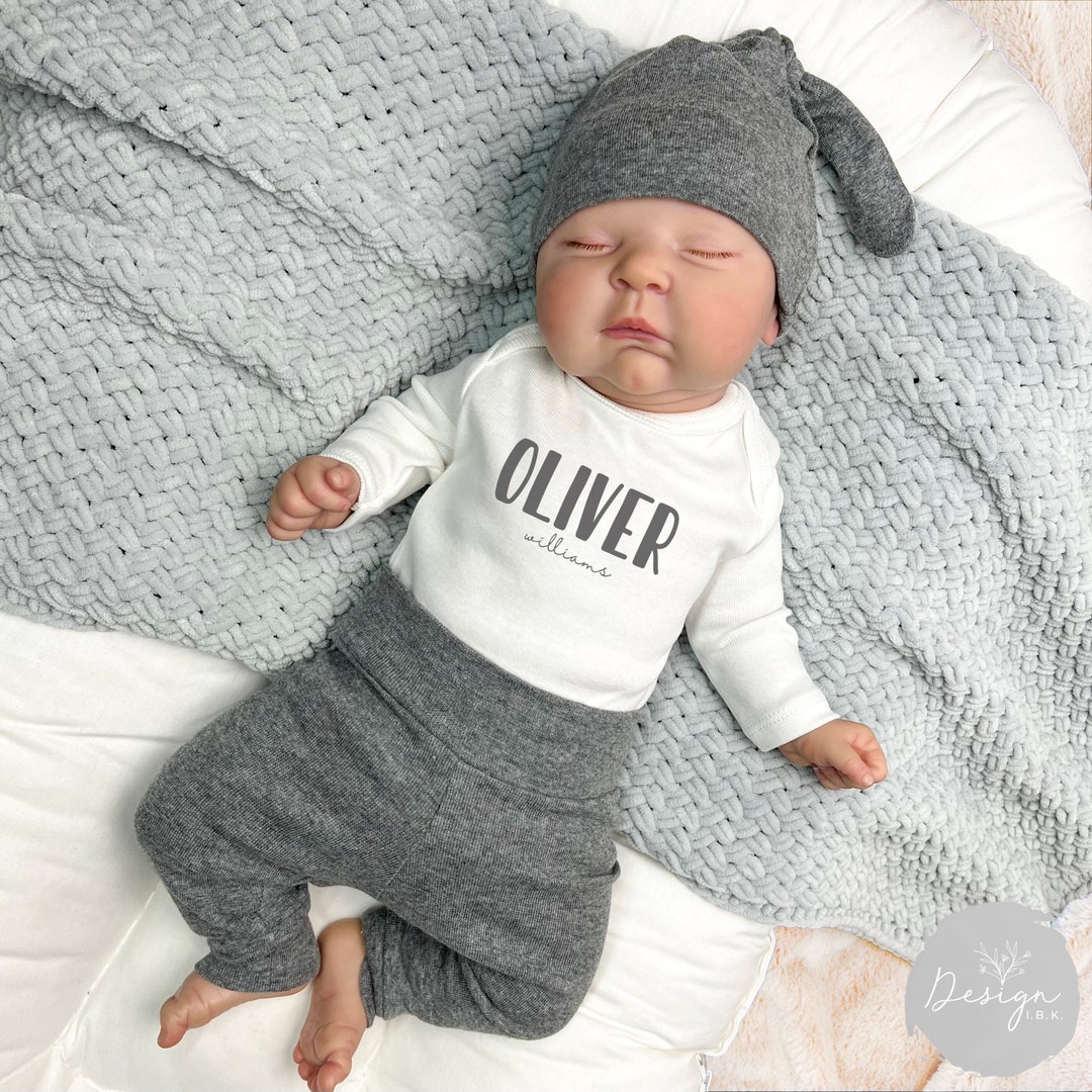 Baby Boy Coming Home Outfit Newborn Personalized Baby Boy Coming Home