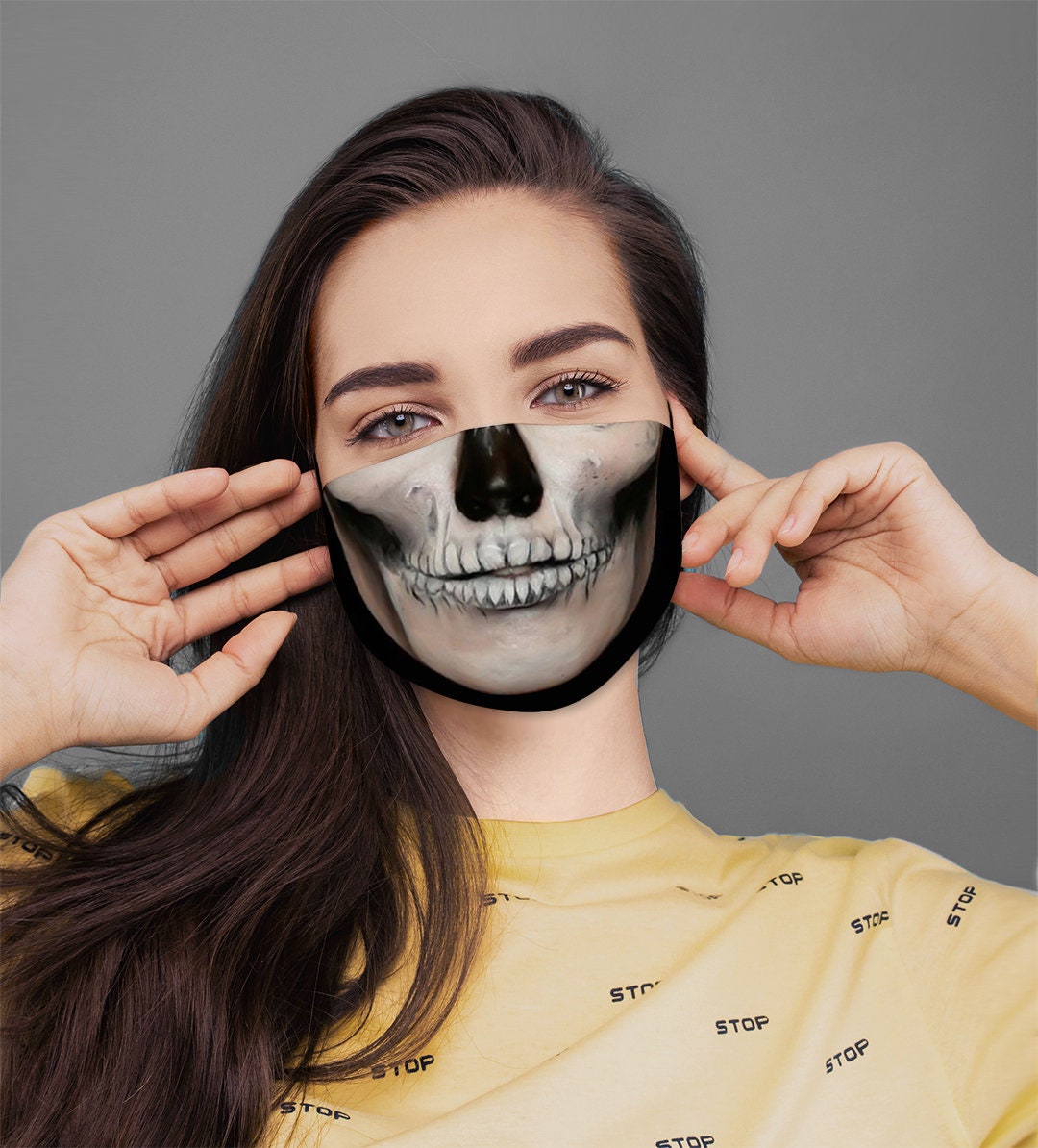 Skull Halloween Face Mask, Horror Face Masks for Halloween Costumes, …