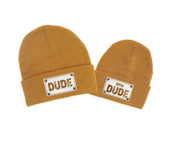 Dad Kid Hats Dude Little Dude Beanie 
