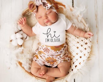 Baby Girl Coming Home Outfit Fall Autumn Gift for Baby Shower
