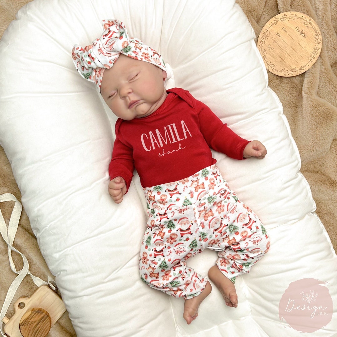 Baby Girl Coming Home Outfit Christmas, Baby Boy First Christmas Outfit
